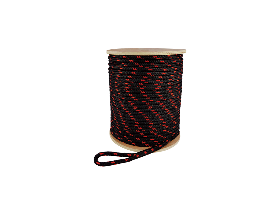 RUNPOTEC 20620 Tažné lano z polyesteru, Ø 10mm, délka 200m, na kabelovém bubnu RUNPOTEC 20620 Tažné lano z polyesteru, Ø 10mm, délka 200m, na kabelovém bubnu